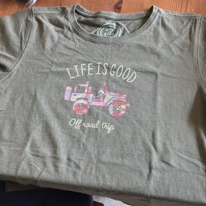 COPY - Never worn short sleeve Life is Good Shirt